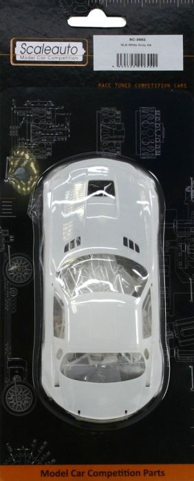 Karosserie Mercedes SLS White Kit für 132 Slotcar, Scaleauto SC 3602